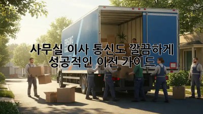사무실 이사? 통신도 깔끔하게! 성공적인 이전 가이드